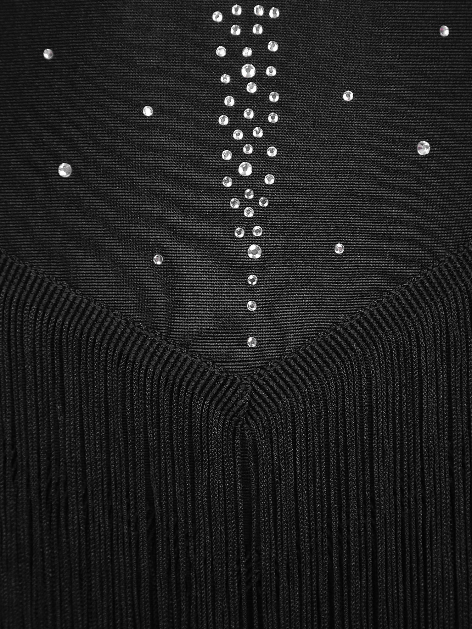 Robe de danse latine pour femmes, patinage artistique, Cha-cha, Samba, Rumba, Tango, Costume de danse de salon, Body sans manches à strass et découpes