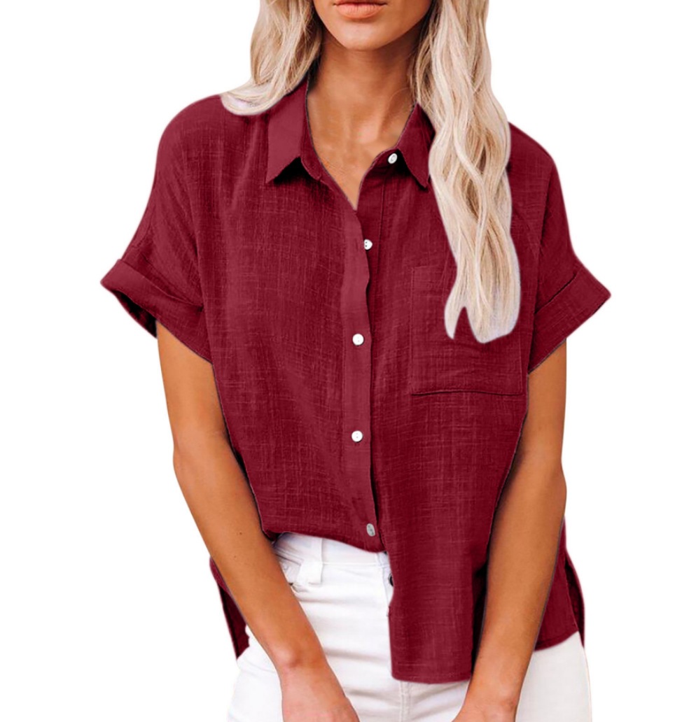 Été femmes dessus de chemise coton lin T-shirt femmes haut Camisas Mujer T-Shirt style décontracté Streetwear ample femme T-Shirts nouvelle chemise