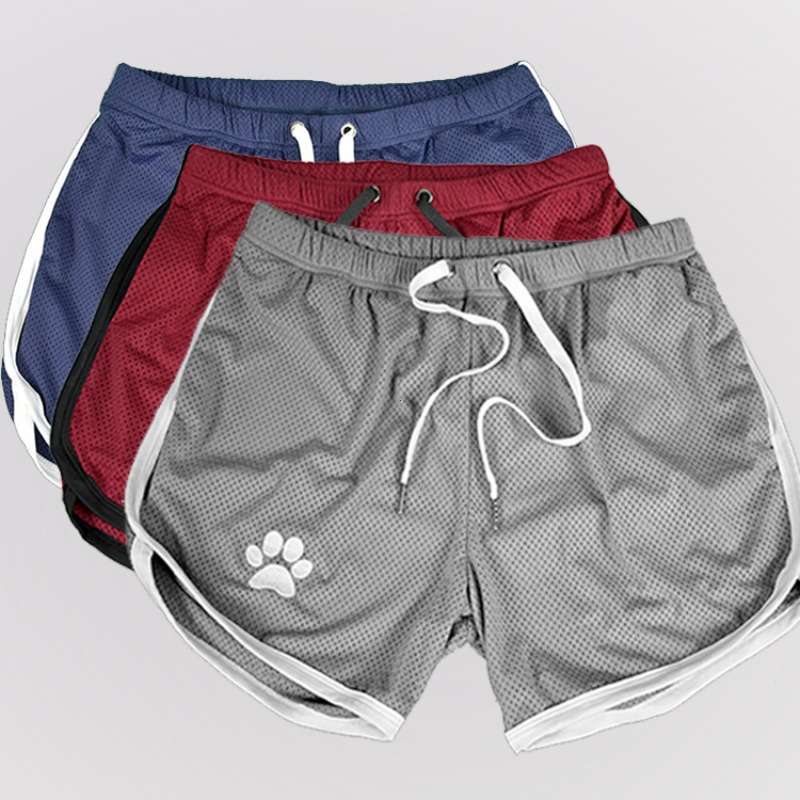 Nouveaux Shorts de sport d'été hommes pantalons de survêtement de Fitness pantalons courts respirants hommes salle de sport séchage rapide survêtement maille hommes Shorts de plage