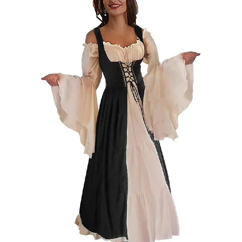 Cosplay femmes médiévale Renaissance Costume Cosplay sur Costume robe gilet Victoria princesse Steam Punk sangle grande taille