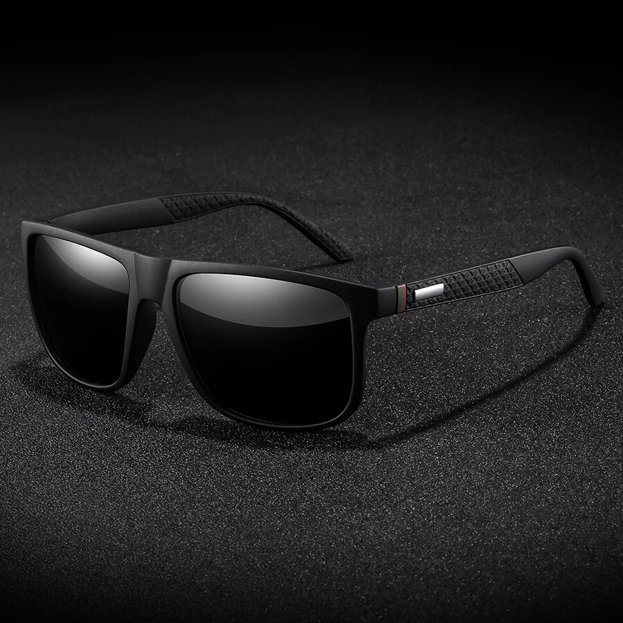 Lunettes de soleil carrées rétro de luxe pour hommes et femmes, lunettes de soleil de mode pour la conduite et la pêche, lunettes de soleil de marque pour homme