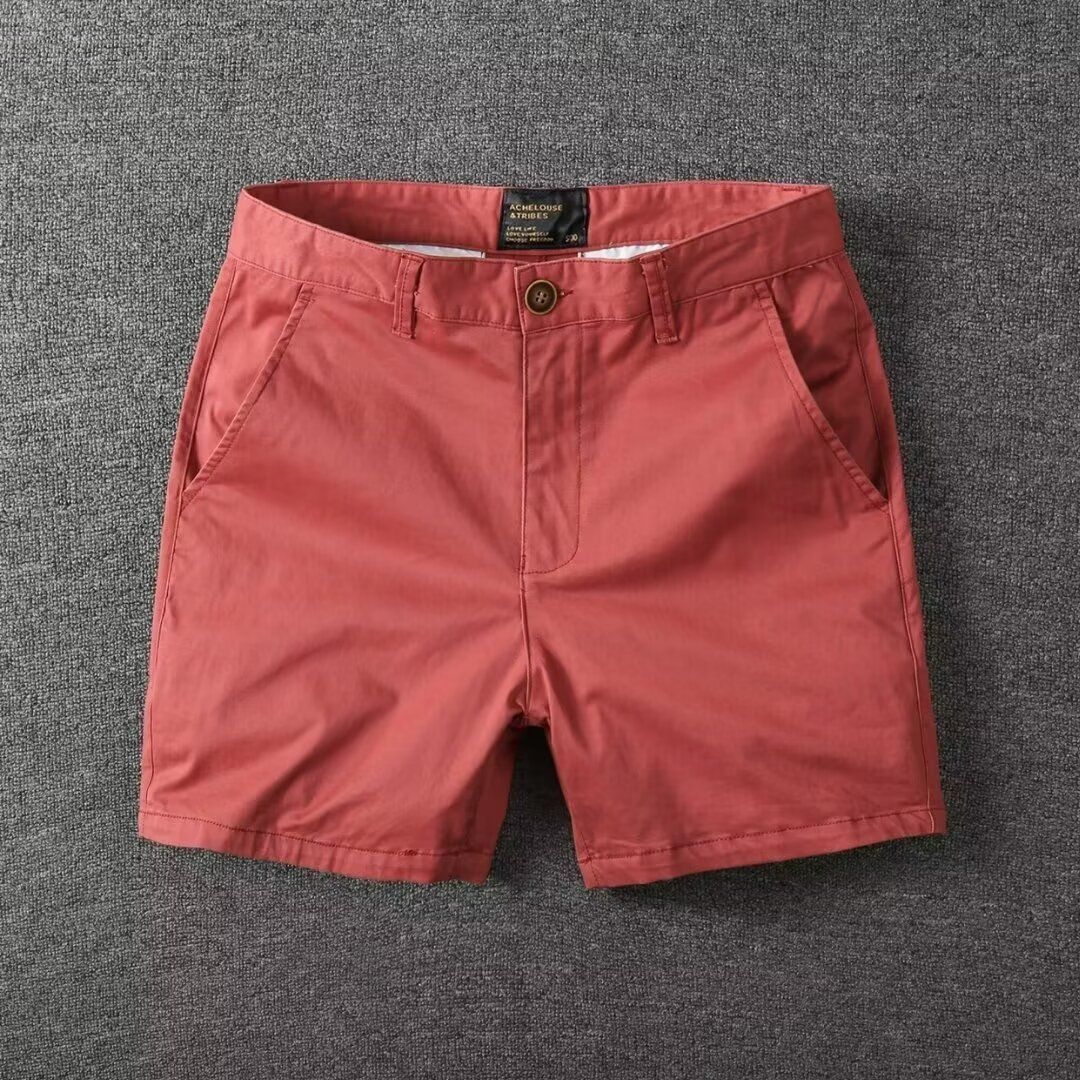 Nouveau 2026 Short d'été coréen pour homme, coupe slim, polyvalent, style utilitaire rétro, élégant, mi-court et tendance