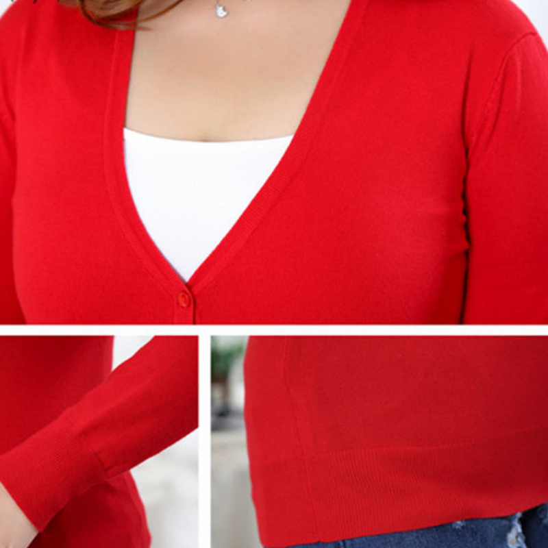 Pulls en tricot pour femmes, cardigan à manches longues, taille plus 6xl, col en V, pull décontracté pour femme, chaud et ample pour l'hiver, OUC1206