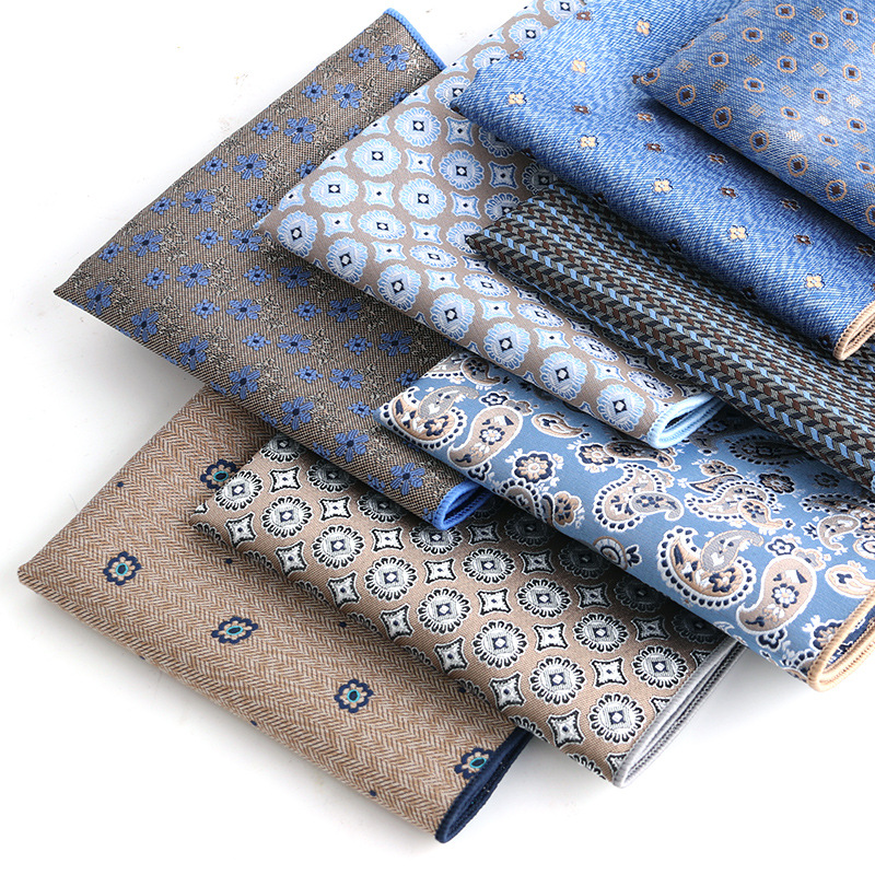 Mouchoir foulard en soie 1200 points haute densité hommes élégant rétro costume d'affaires écharpe de poche écharpe carrée mariage