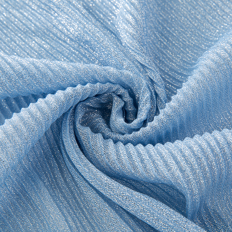 Écharpe plissée en coton froissé pour femmes, Long silencieux froissé, châle froissé, Hijab, fil doré scintillant, musulman