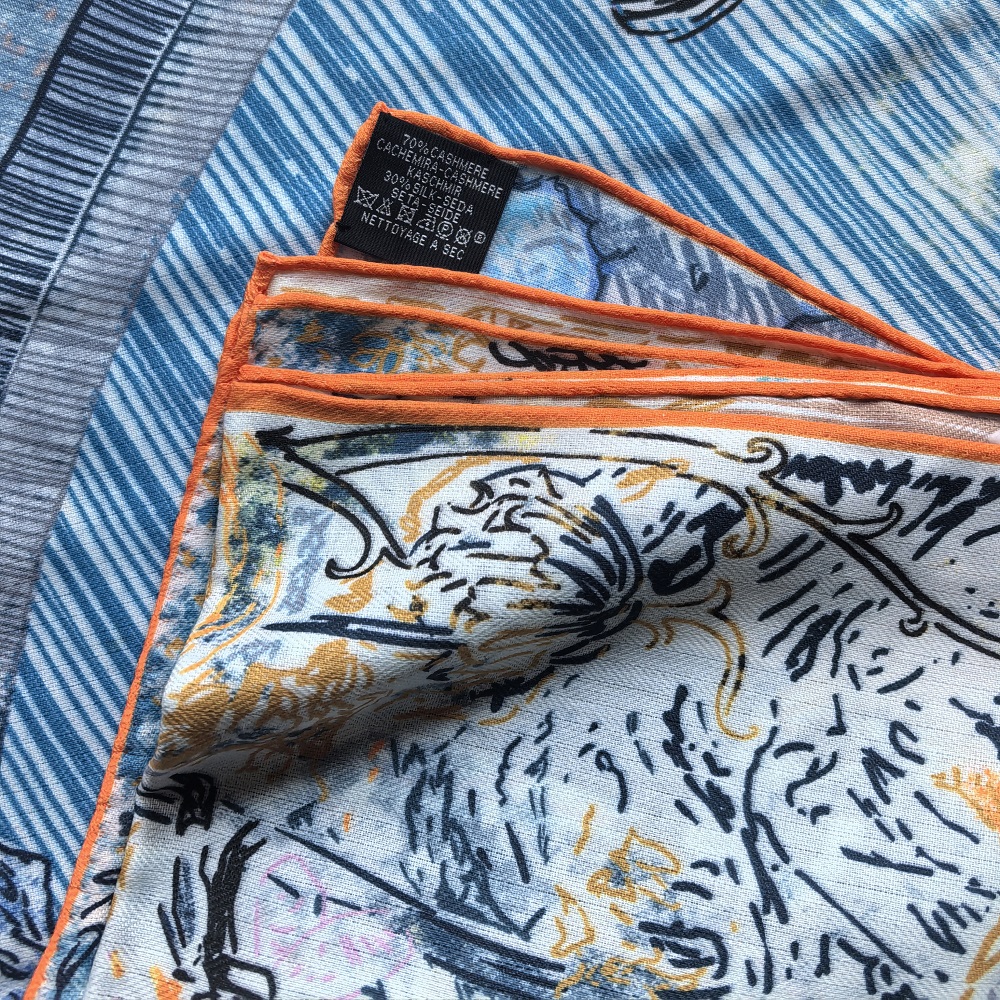 Écharpe en Soie et Cachemire 135CM pour Femme, Châles Imprimés, Pashmina Chaud, Foulards Carrés, Étoles, Hijabs de Marque, Grands Bandanas pour Femme
