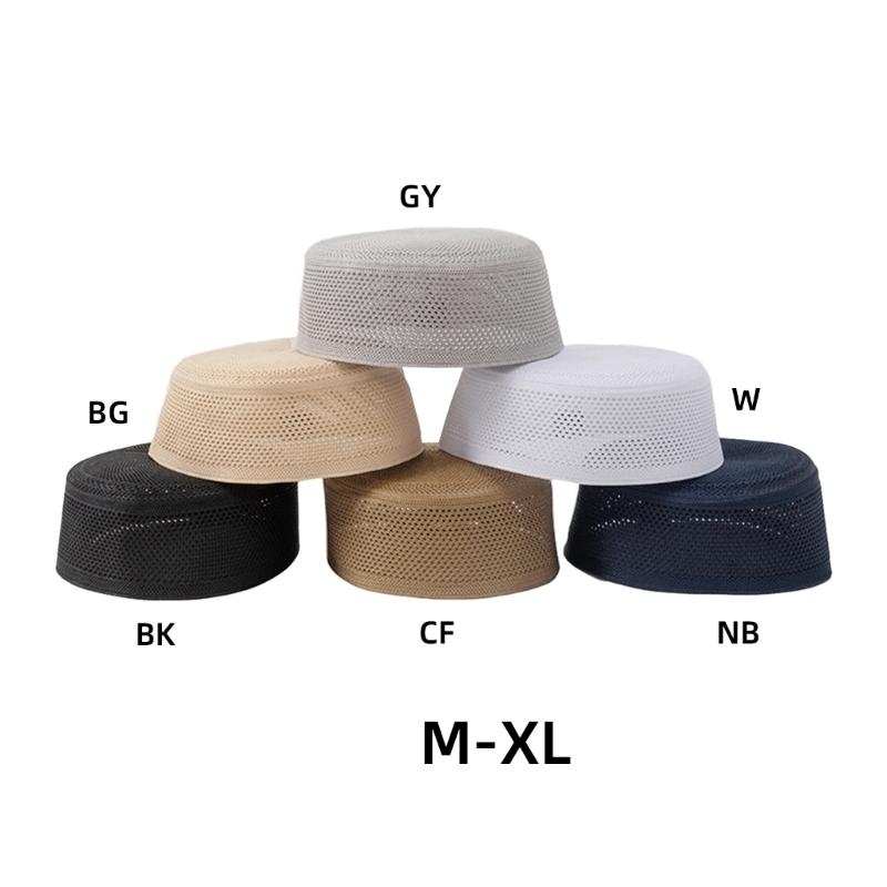 Hommes adultes tricot Abaya chapeau prière traditionnel indien chapeau rond Turban casquettes Kufi casquettes rondes chapeaux