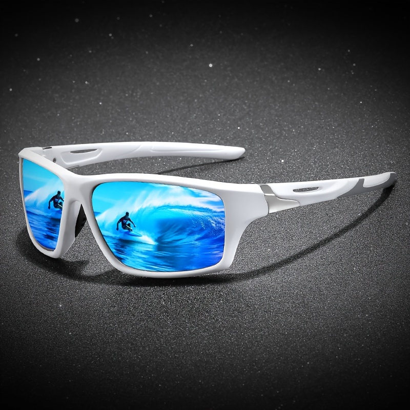 Nouvelles lunettes de soleil de sport polarisées pour hommes, monture de lentille TAC de haute qualité, bord complet, Protection UV, alliage décoratif, pour l'escalade