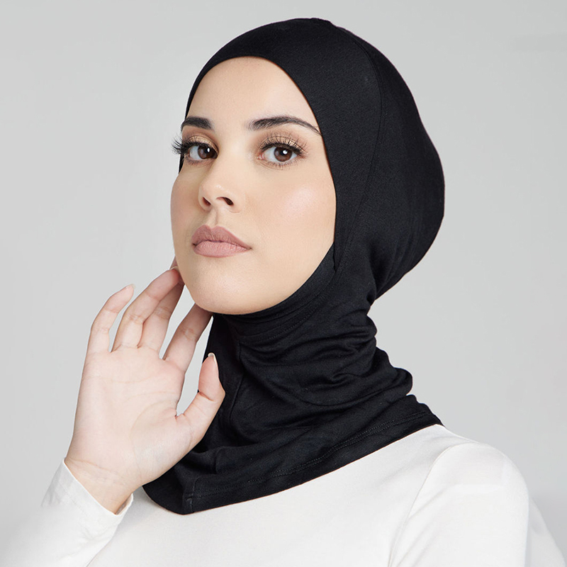 Casquette intérieure musulmane Hijab pour femmes, sous-écharpe solide, Turban, chapeau islamique musulman, prêt à porter, couvre-chef