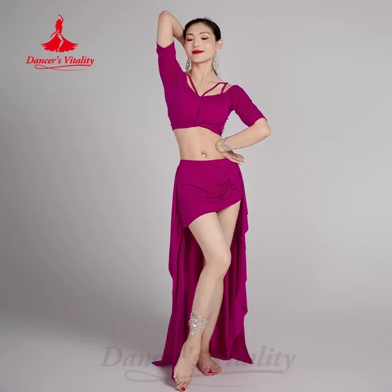 Costume de brevdu Ventre Élégant et Confortable pour Femme, Ensemble d'Entraînement Professionnel pour Fille