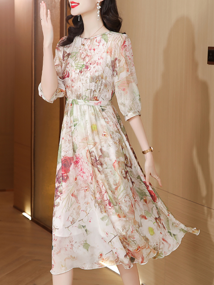 Robe de soirée rose une pièce pour femme, élégante, décontractée, festival, éducative, mode, chic, coréenne, luxe, fête, été, nouveau, 2024