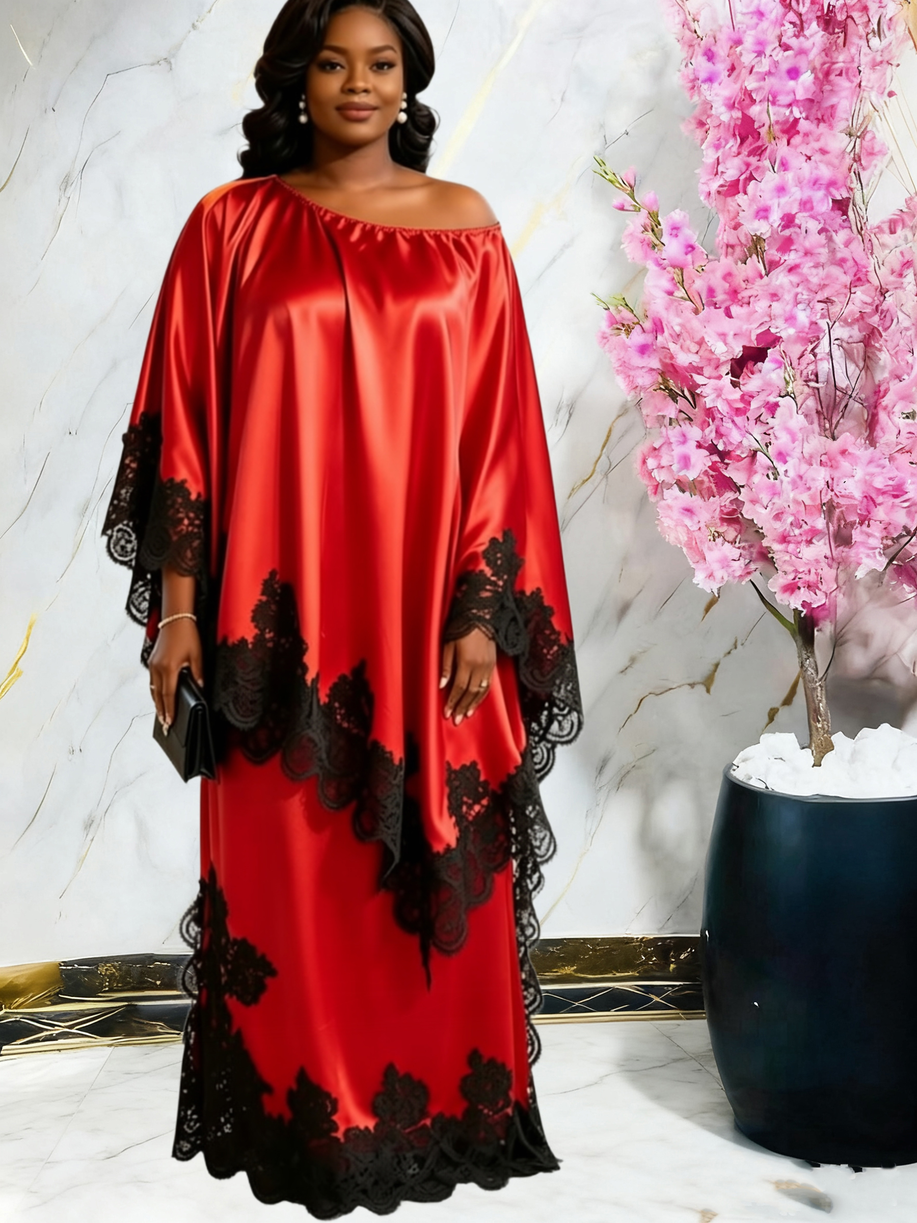 Robes de soirée traditionnelles africaines en dentelle pour femmes, ensemble Dashiki, tenues de cérémonie 2026