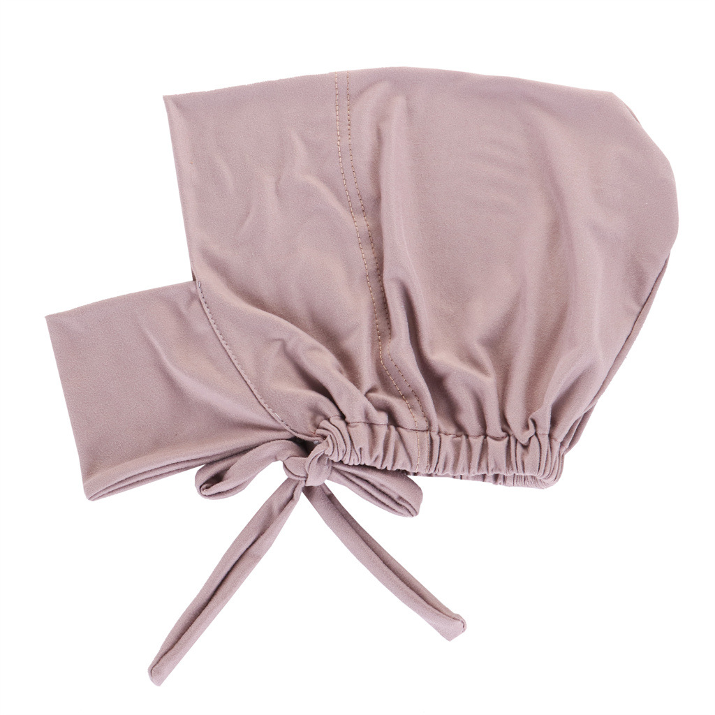 Bonnet intérieur Hijab pour femmes, sous-écharpe solide, écharpe sous-casquette, chapeau turban, hijabs musulmans islamiques, couvre-sauna prêt à porter