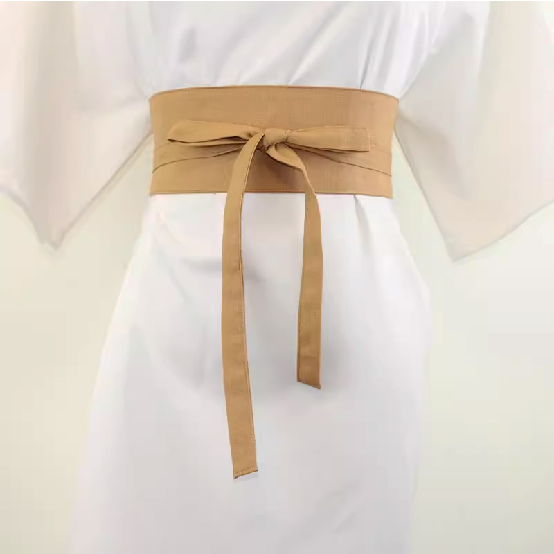 Ceinture Hanfu en coton et lin pour femmes, Kimono Obi Hanfu, décor de robe, accessoires de Cosplay