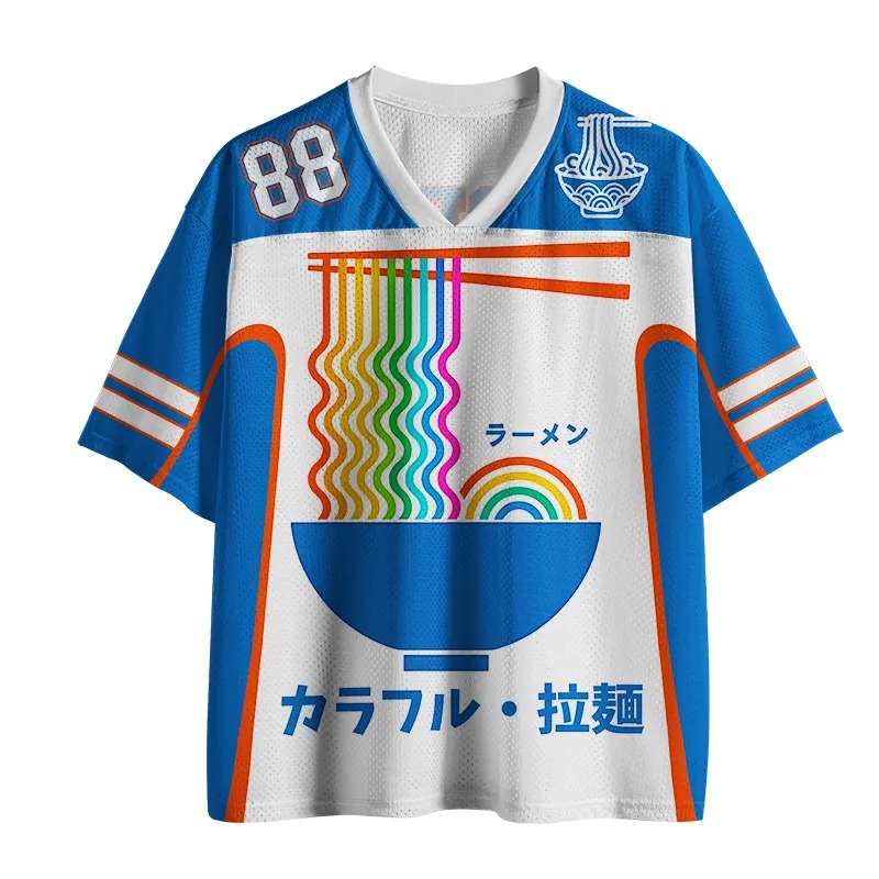 T-shirt à manches courtes à séchage rapide style Harajuku japonais, col en V, pour adultes/enfants, idéal pour les sports de plein air et les loisirs – Nouvelle collection 2026, vente chaude
