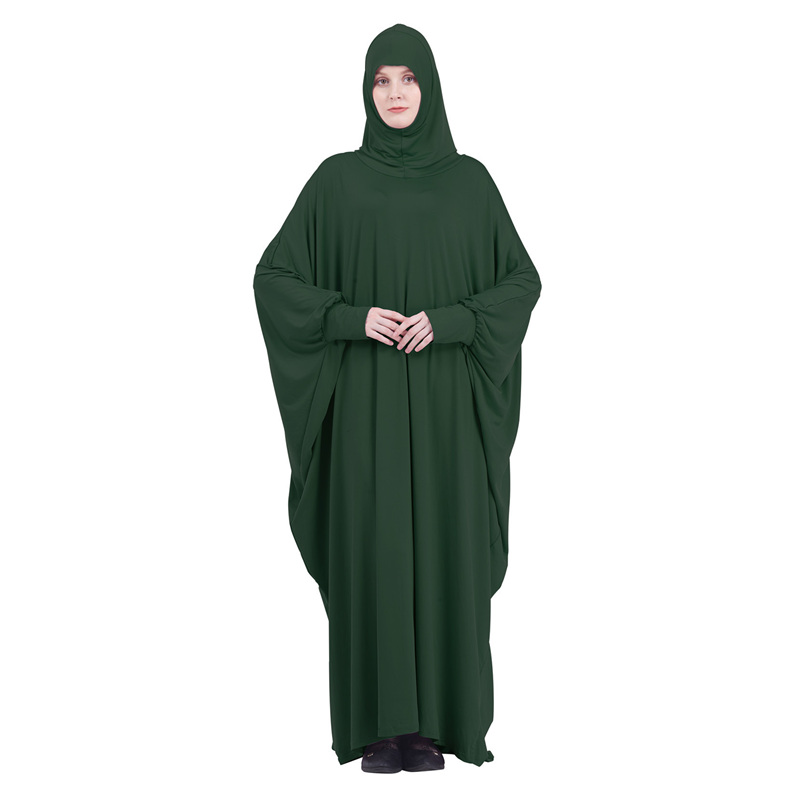 Eid femmes musulmanes Abaya Robe couverture complète vêtement de prière Hijab longue Khimar caftan Robe aérienne arabe moyen-orient Maxi Robe islamique