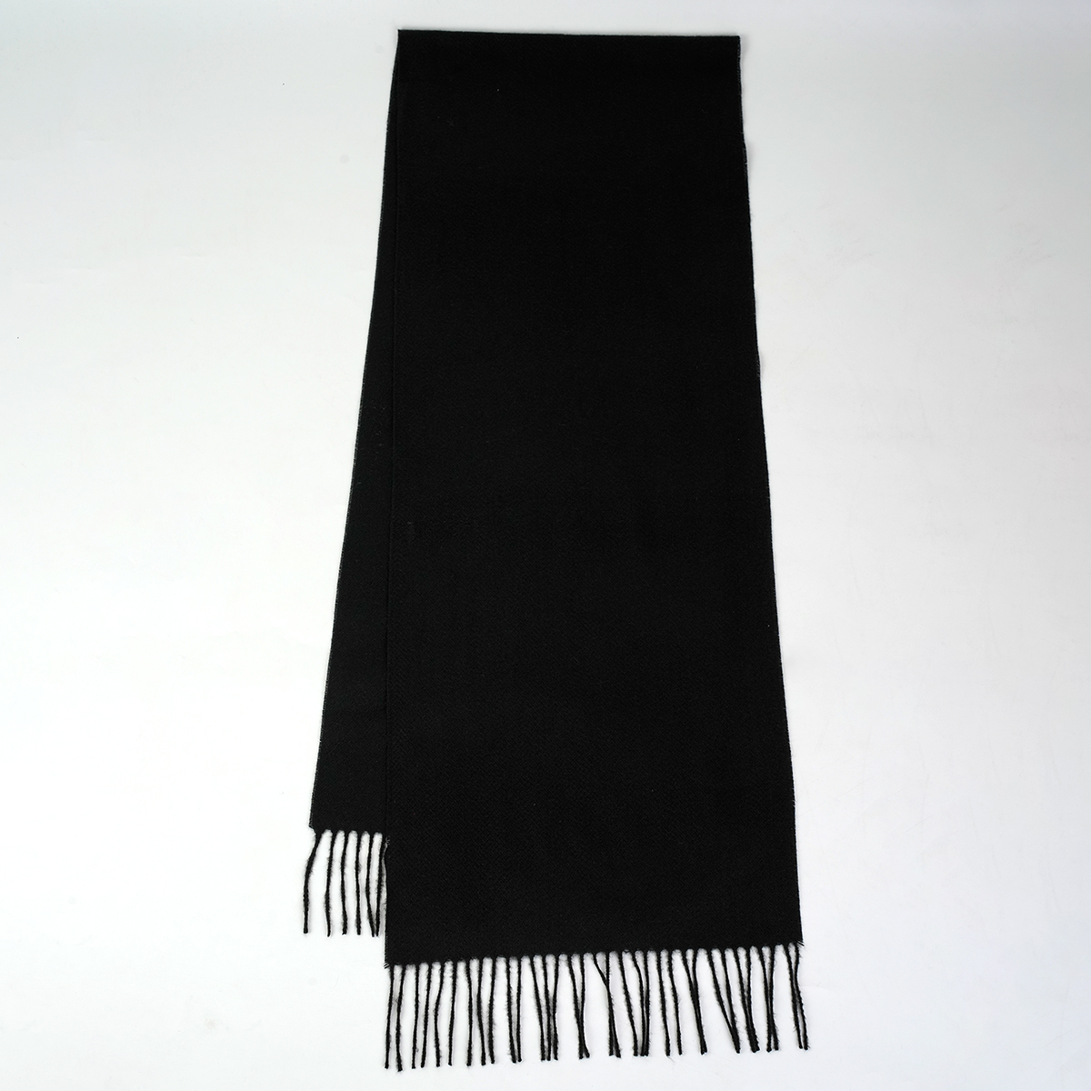 Écharpe en cachemire de couleur unie pour hommes