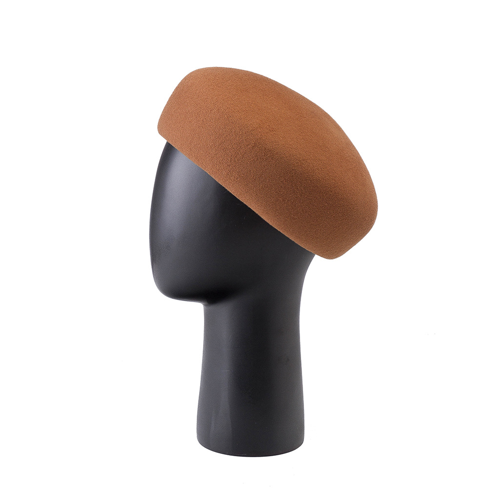 Béret élégant en laine 100% pour femmes, chaleur hivernale, décontracté, à la mode, chapeau de peintre, accessoires de vêtements pour le shopping en plein air
