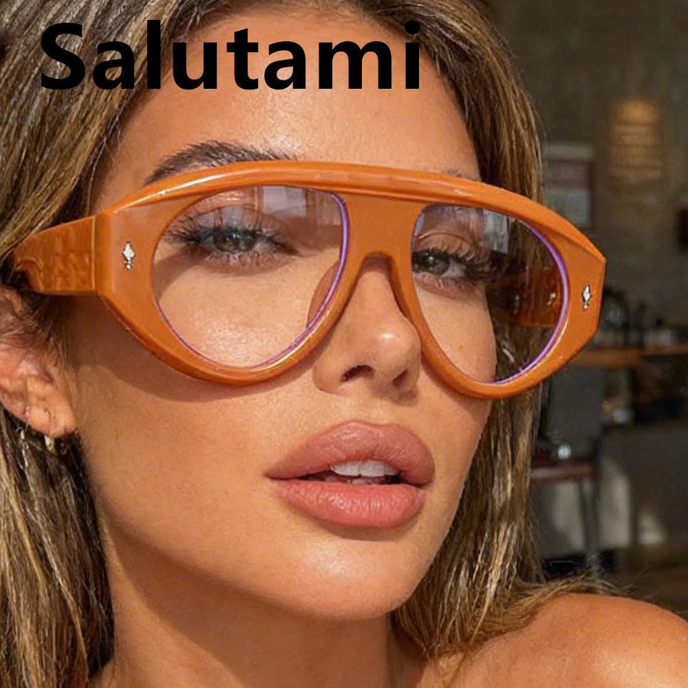 Lunettes d'ordinateur carrées surdimensionnées vintage pour femmes, anti-lumière bleue, nouveau style, noires, transparentes, prêtes à porter