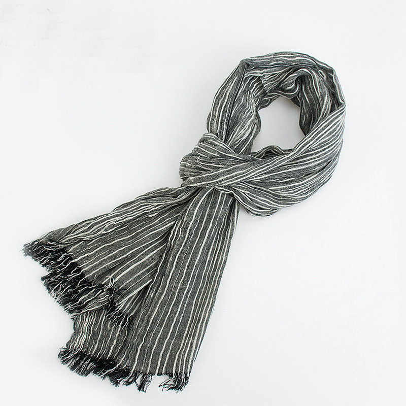 Marque écharpe de luxe concepteur couleur contrat silencieux frangé gland coton foulards pour homme printemps classique Cachecol châle YG369