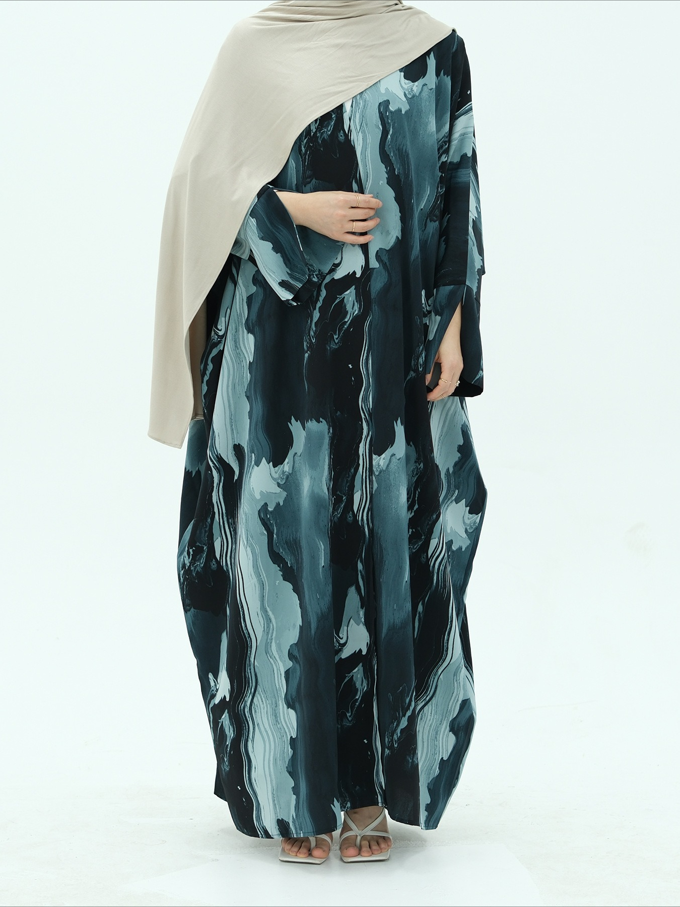 Robe musulmane pour femmes, Cardigan imprimé Abaya, Ramadan Eid, arabe, longue Robe marocaine, dubaï, Kaftan, Islam, Jalabiya, 2025