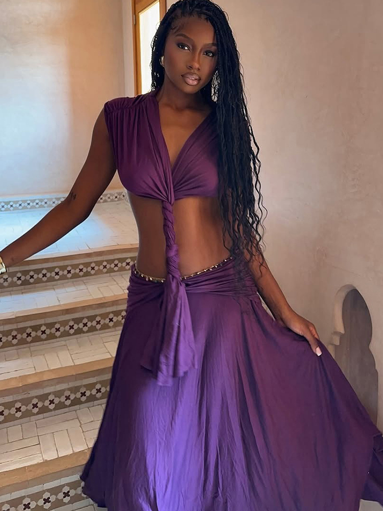 Robe sans taille pour femme, style 'Weird Puss', dos nu, patchwork, coupe asymétrique, effet galbe fessier, élégante, pour vacances d'été et soirées, Vestidos