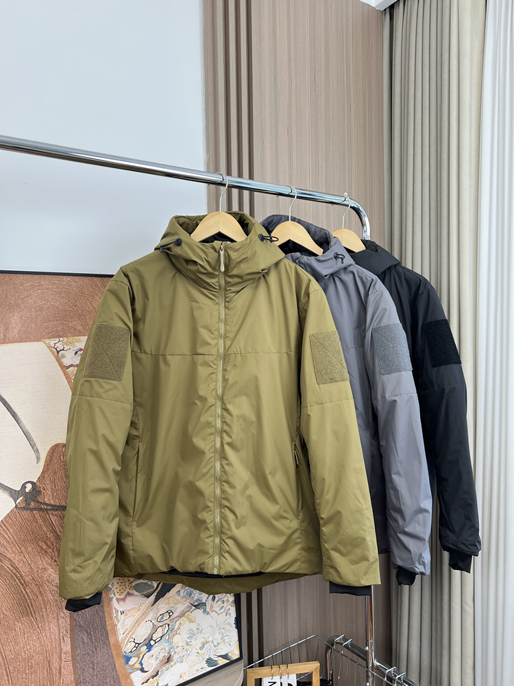Veste d'hiver coupe-vent en coton pour hommes, manteau épais imperméable à capuche, mode décontractée américaine, simple et chaud