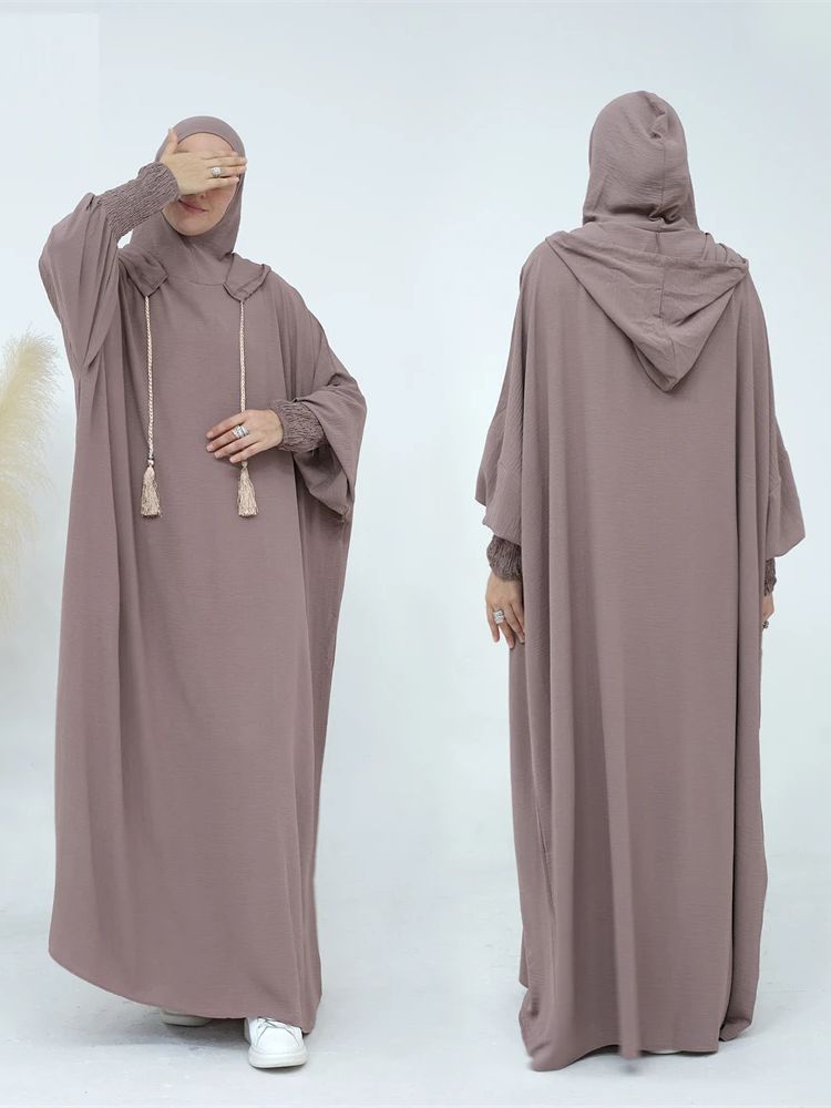 Ramadan Niqab Khimar musulman Abaya Damen dubaï turquie Islam vêtements de prière femmes Jilbab Robe modeste caftan Robe Femme Musulmane
