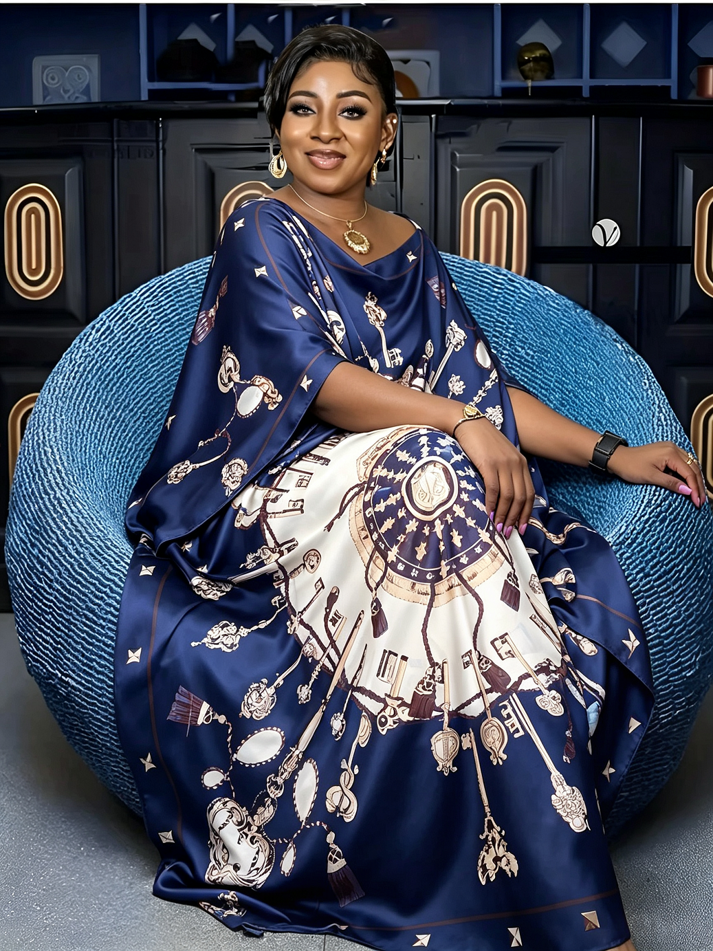 Robe imprimée à la mode pour femmes, robe bohème coupe ample, imprimé Paisley tendance, parfaite pour la plage et les vacances