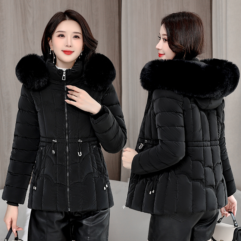 Hiver 2025 nouvelle doudoune femmes Parkas mode haute qualité chaud coton rembourré manteau dames court pardessus à capuche hauts