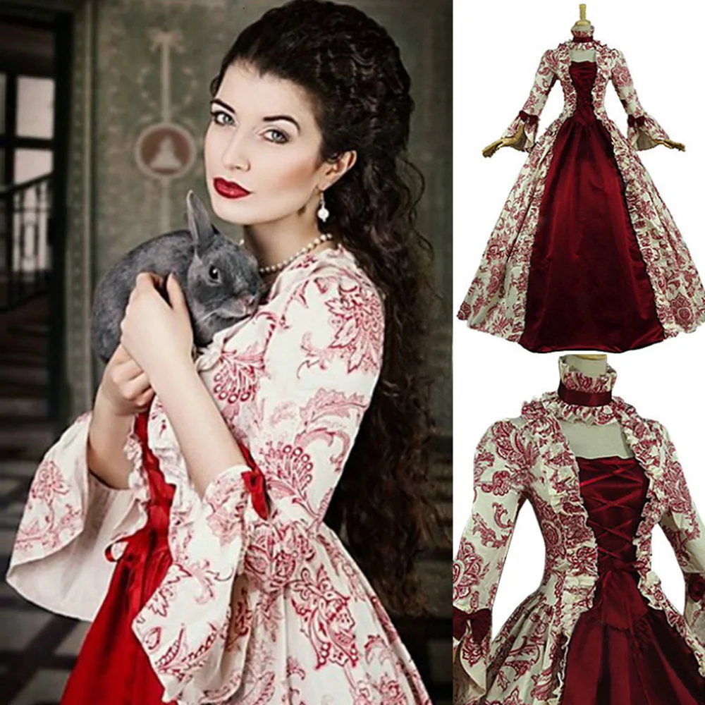 Robe victorienne pour femmes, Costume de bal médiéval, gothique rétro Vintage, fée elfe fantaisie, cintré à la taille, Corset