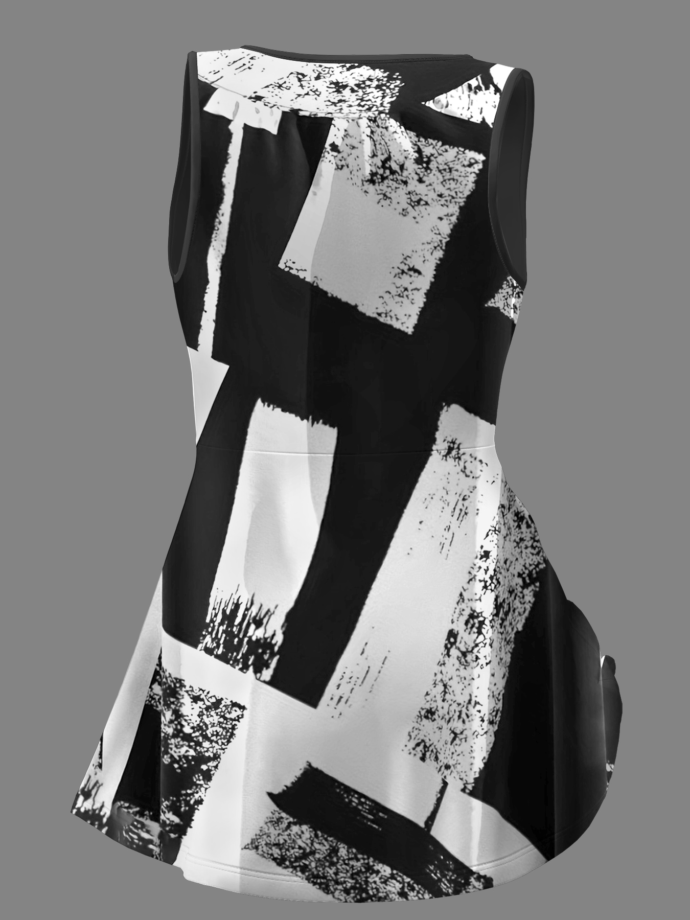 Débardeur grande taille pour femmes, col en v, ourlet incurvé, décontracté, ample, doux, sans manches, à lacets, col en v, à la mode, été