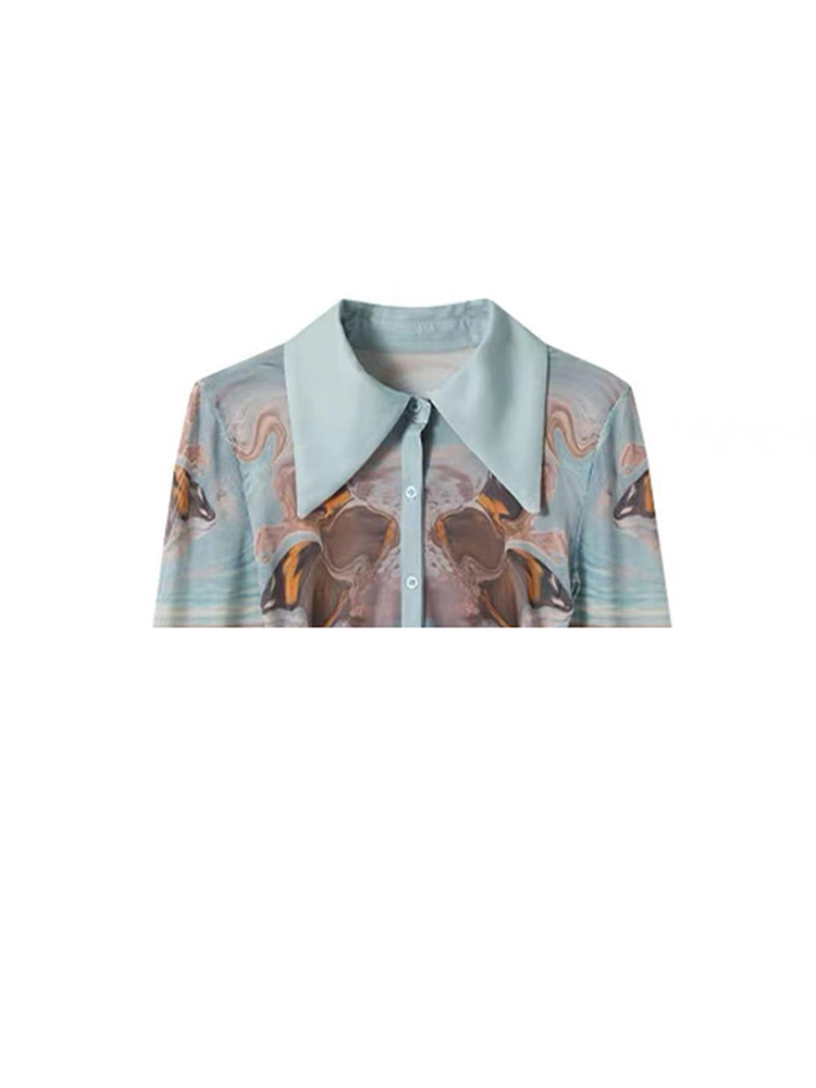 Chemises et chemisiers College pour femmes, style coréen, streetwear Harajuku, vintage, manches longues, vêtements d'été, 2023