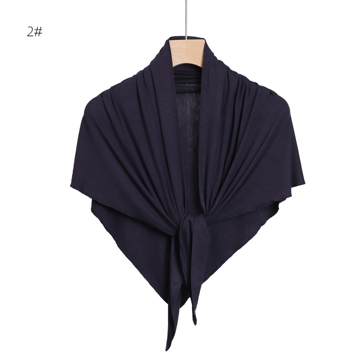 Hijabs en Jersey Triangle de qualité supérieure pour femmes, foulards musulmans solides, Turban élastique, Bandana arabe, foulard Khimar, enveloppes saoudiennes