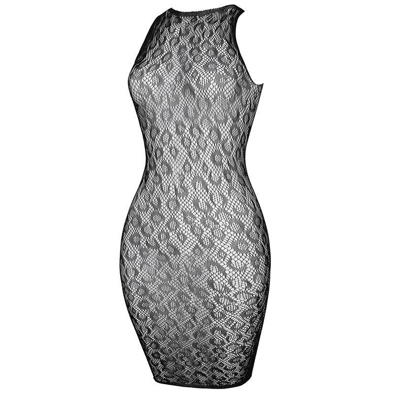 Robe de plage sexy pour femme en résille ajourée transparente moulante style été
