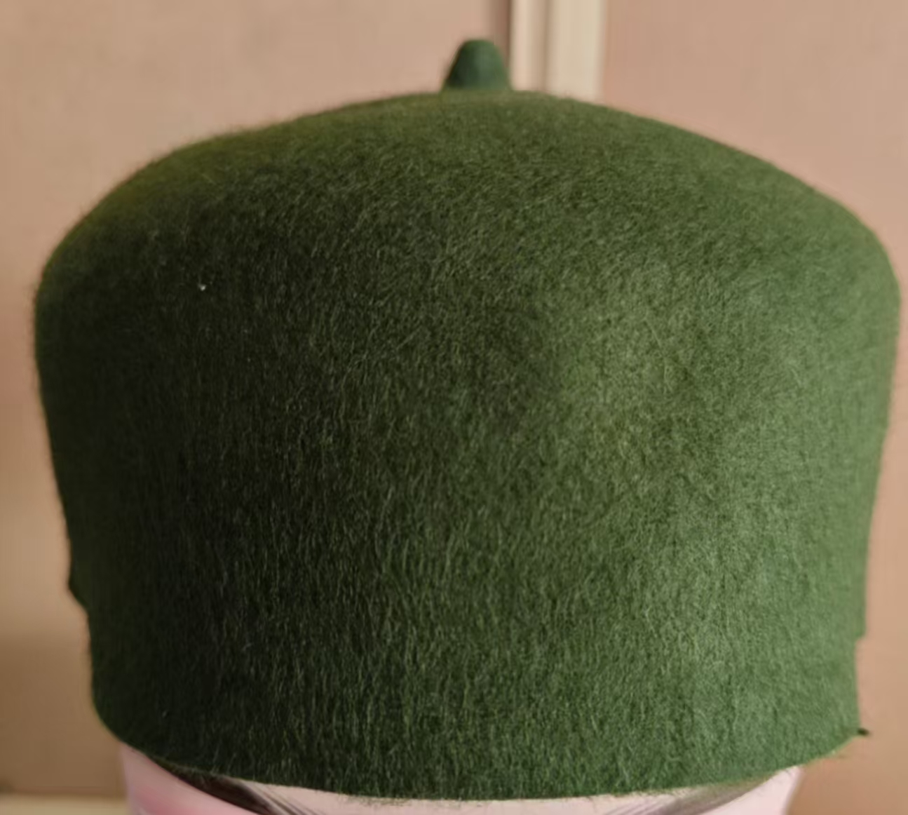 Casquettes musulmanes en feutre de laine pour hommes de prière Eid, chapeaux de soirée de danse sur scène, mode vert rouge Kufi Hijab fait à la main