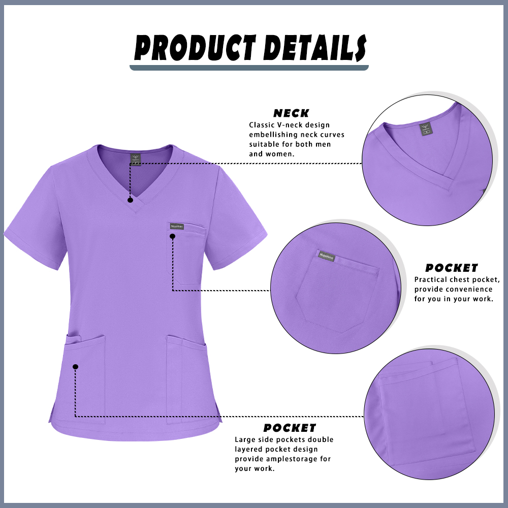 Tenue de travail pour dentiste, femme, médecin, infirmière, uniforme chirurgical, ensemble de blouses d'infirmière, vêtements de travail pour laboratoire de beauté, blouses et pantalons cliniques
