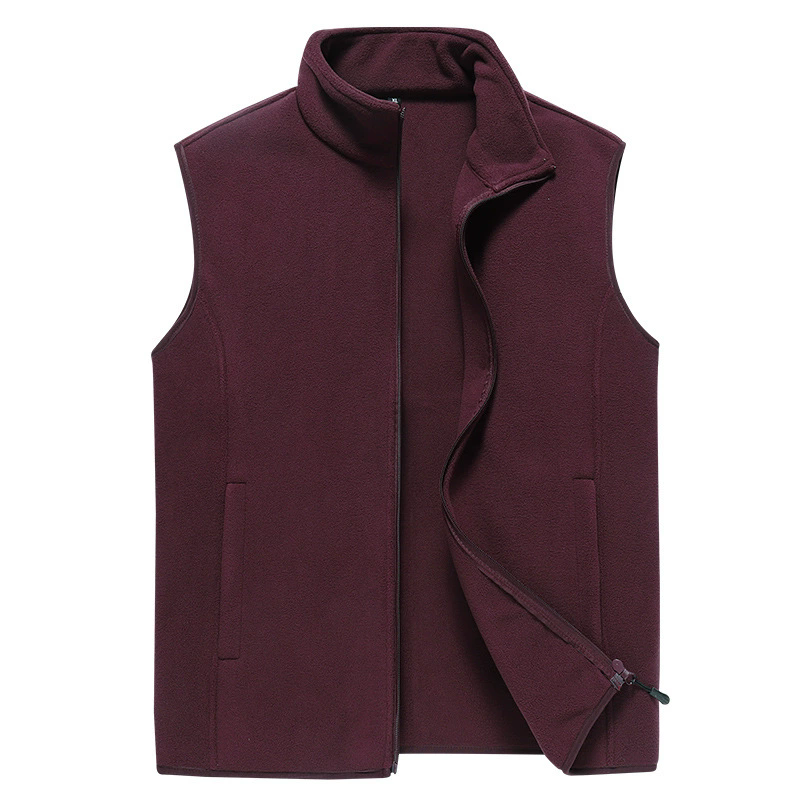 2026 printemps automne hommes gilet décontracté mode mâle sans manches veste manteaux hommes col montant fermeture éclair gilets vêtements surdimensionnés