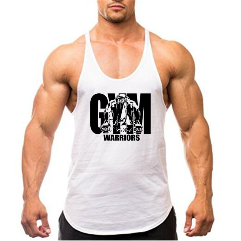 Débardeur de musculation pour hommes, vêtements de sport de marque, en coton respirant, gilets musculaires d'entraînement, chemise d'été sans manches à dos en Y