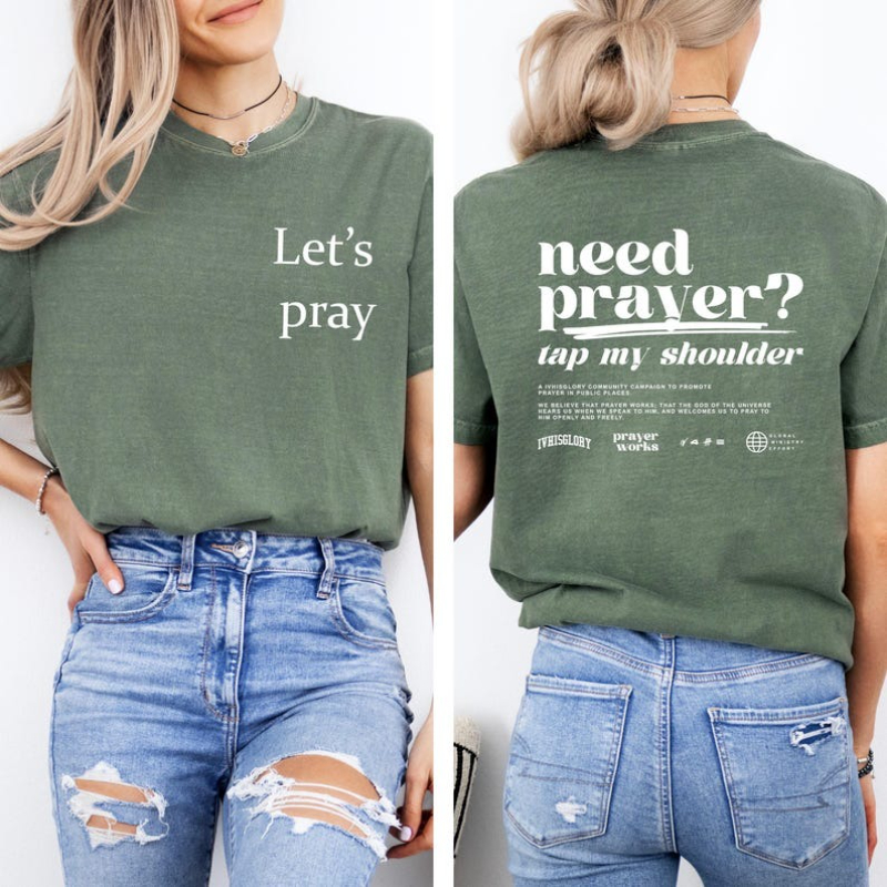 Besoin de prière, robinet mon épaule, vêtements de jésus à base de foi, t-shirt chrétien, encouragement Heb 4:16, verset de la Bible, cadeau de jésus unisexe