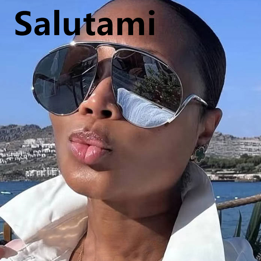 Vintage ovale courbé jambe oeil de chat lunettes de soleil pour femmes nouvelle marque de mode dégradé ovale conduite lunettes de soleil hommes Hip Hop nuances Uv400