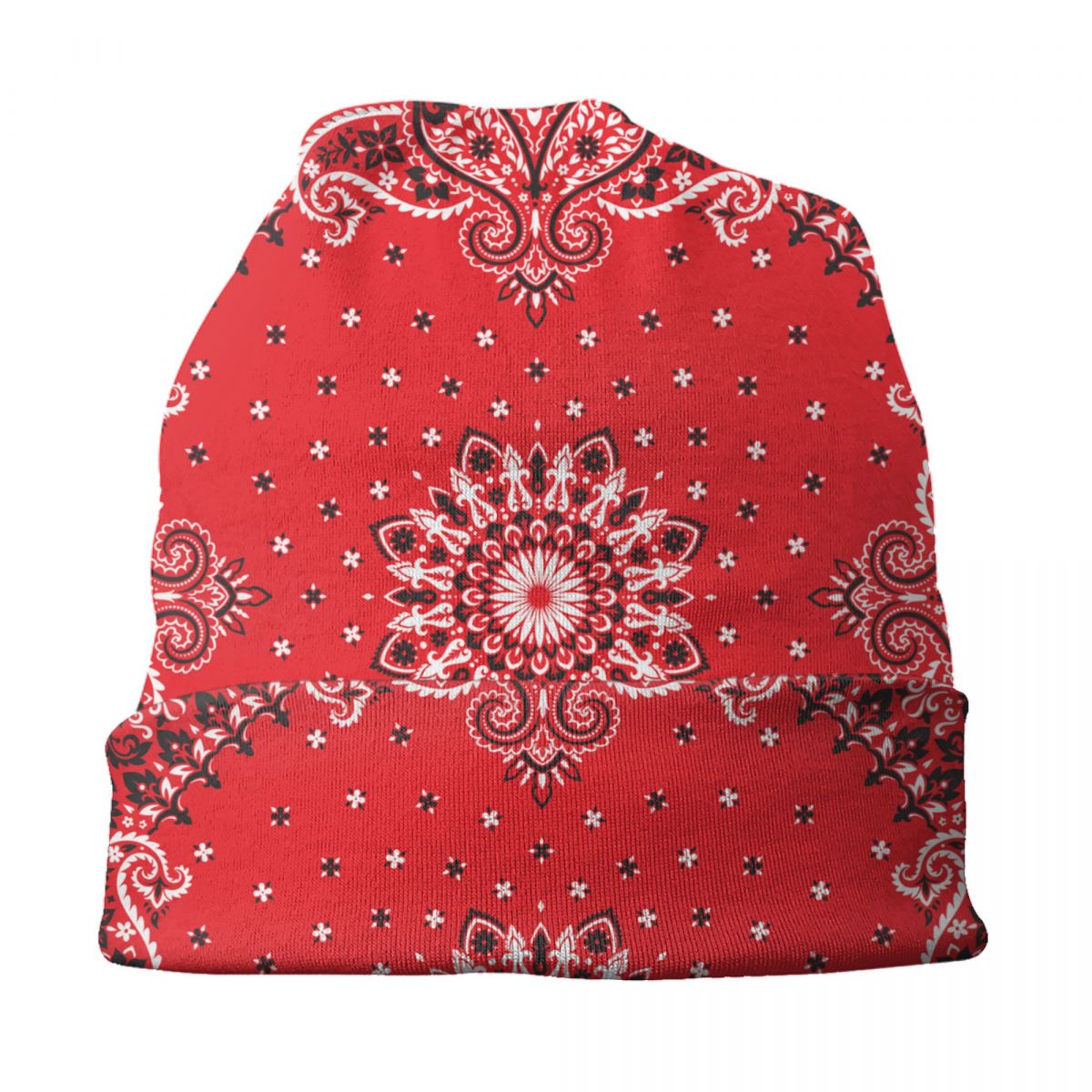 Bandana cachemire de style bohème ethnique personnalisé pour adultes, bonnets Skullies, casquettes Streetwear, chapeau chaud ogo, chapeaux unisexes, hiver