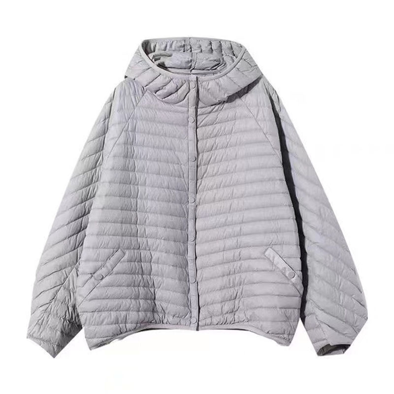 Nouvelle Veste Automne-Hiver 2026 pour Femme – Manteau Léger à Capuche en Coton Rembourré, Parka Décontractée et Chaude pour Femme