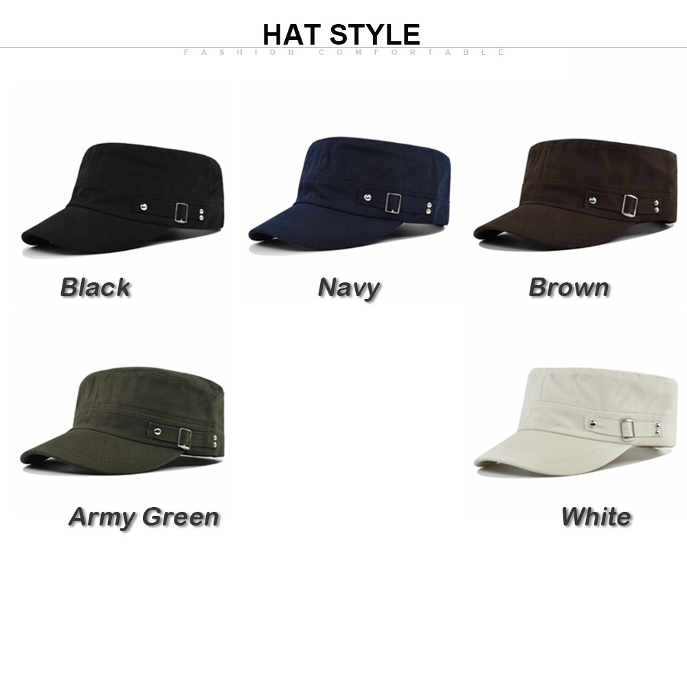 Chapeau militaire plat pour hommes, Simple et polyvalent, chapeau d'âge moyen, langue de canard, décontracté, mode, nouveau Style, printemps et automne