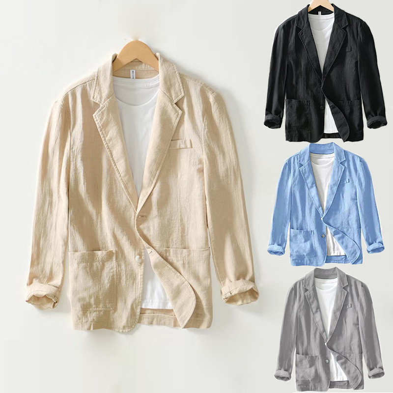 Vestes décontractées pour hommes, vêtements monochromes, vêtements surdimensionnés, minces, trempés légers, nouvelle mode