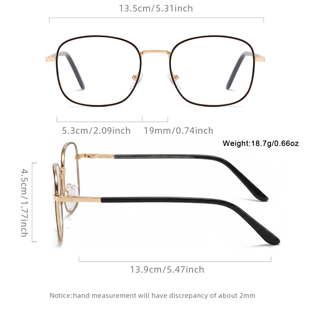 Lunettes carrées surdimensionnées anti-lumière bleue pour hommes et femmes, ultra légères, grandes lunettes photochromiques, lunettes de mode décoratives