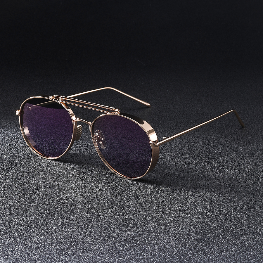 Lunettes de soleil rondes de luxe pour hommes, nouvelle mode, lunettes de soleil d'extérieur pour la conduite, lunettes de soleil pour femmes, design vintage tendance, marque, UV400