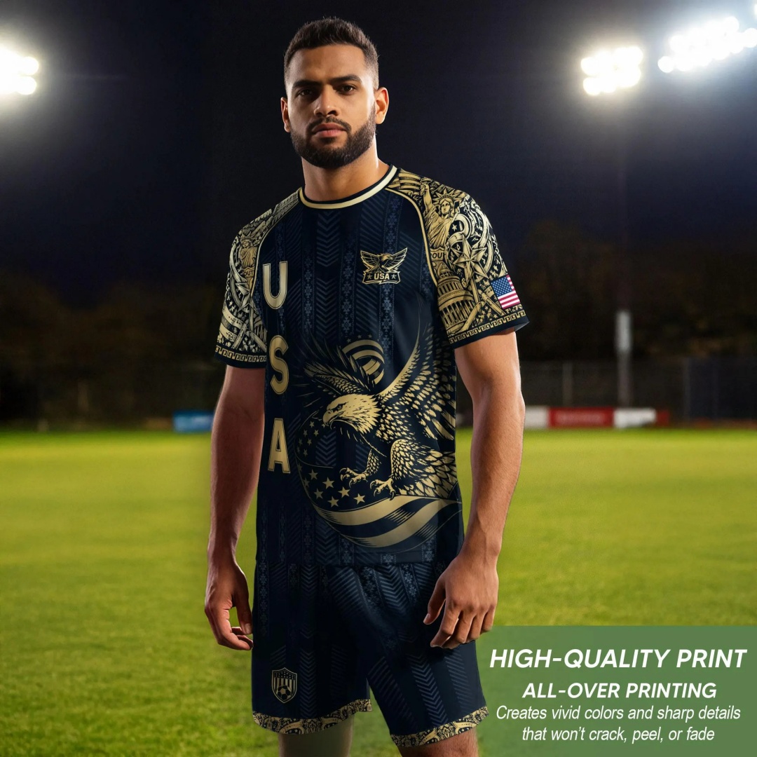 Maillot de football américain 2026 pour hommes, femmes et enfants – Maillot de l'équipe de football des États-Unis – T-shirt de sport d'été pour hommes – Vêtement Y2K pour femme ﻿