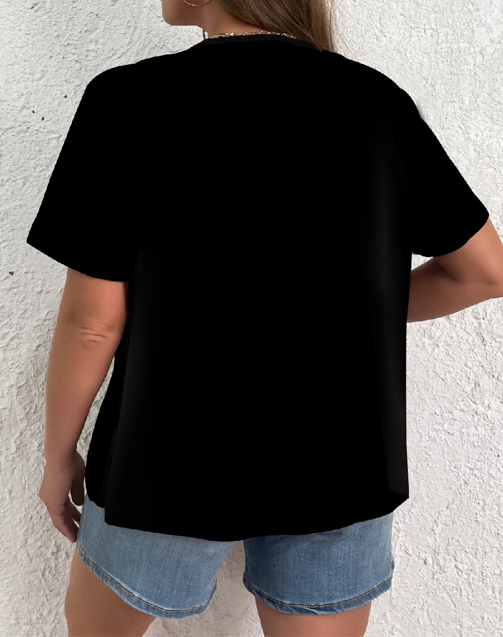 T-Shirt manches longues femme, élégant et décontracté, à la mode, tempérament, vacances, week-end, grande taille