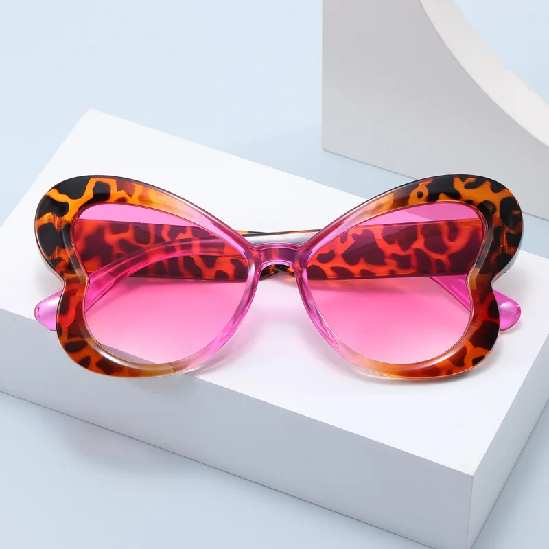 ChimWomen-Lunettes de soleil colorées pour la conduite de fête, grand cadre œil de chat, lunettes pour dames, nouvelles lunettes de soleil décoratives hip-hop, UV400